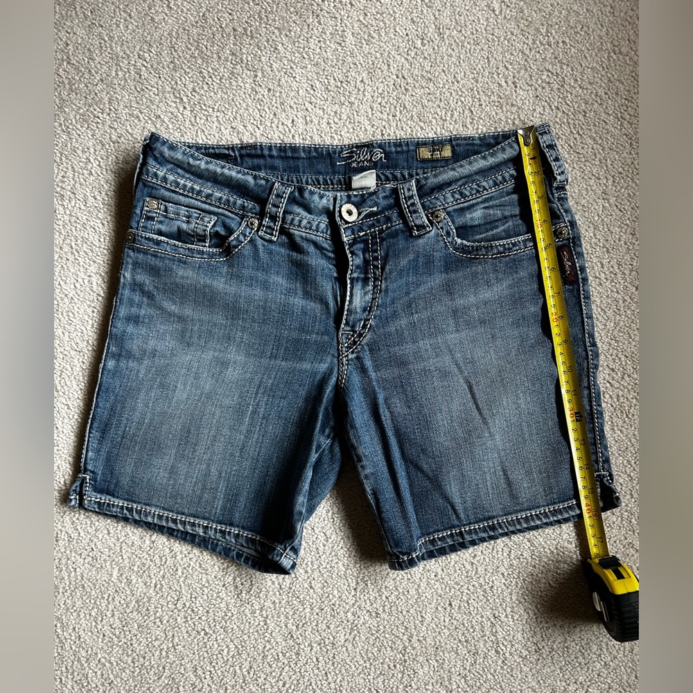 Silver Jean Shorts 32